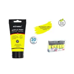 GENERICO - Pintura Acrílica Amarillo Fluorescente 30 ML