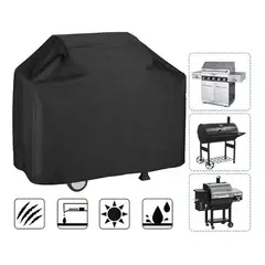 EVERSO - Cubre Parrilla Impermeable Alta Resistencia Funda Protección Negro L