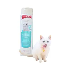 BIOLINE - Shampoo Para Gatos De Pelo Claro White Coat - 200ml.