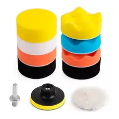 GENERICO - Kit De 11 Piezas Esponjas Para Pulir Auto