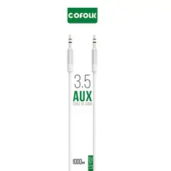 GENERICO - Cable Auxiliar De 3.5mm - 1 Metro Macho A Macho