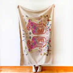 TUYO PRINT - Manta - Piecera Polar - Wild Cat -