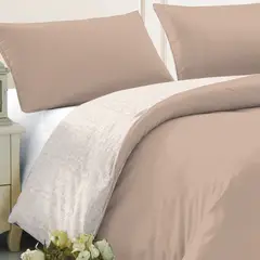 ILLUSIONS - Plumón Sherpa 2 PLAZAS Marca ilusión TAUPE