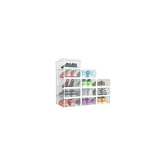 U BUY - Caja Organizadora De Zapatos Set 12 Unidade Apilables Firmes