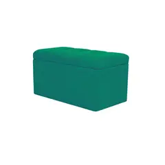 MUEBLES HVM - Banqueta Baúl Lineal Verde