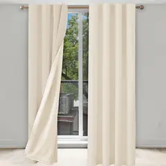 RACK & PACK - Cortinas Blackout Houzer 274 Ancho X 213 Largo 2 Paneles