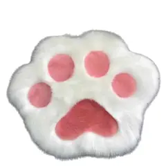 GENERICO - Alfombra Peluda Diseño Huella De Pata De Perro DECORATIVA