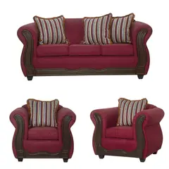 BLACK FACTORY - Juego de Living 3 1 1 Sofia Burdeo