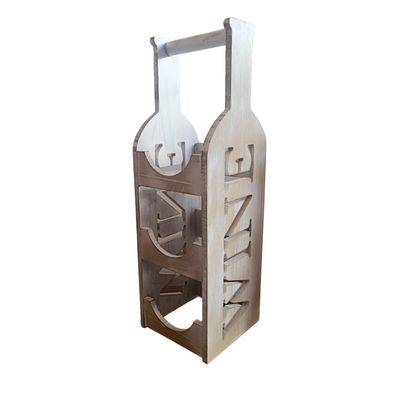 Generico Porta Botellas De Vino En Madera