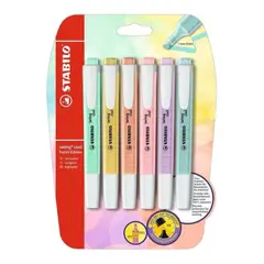 STABILO - Set 6 Destacadores Swing Cool Pastel