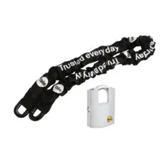 YALE - Pack Cadena Seguridad 1,4 mts + Candado Y122 50mm