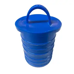 GENERICO - Tapón Layflat Azul 2 Pulgadas Para Manguera