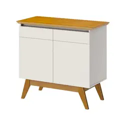 BE DESIGN - BUFFET CLASSIC 64333 0.85 PUERTAS BLANCO/CARAMELO