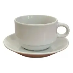 DANIEL WELLINGTON - 6 Tazas De Té Capucchino 200cc + 6 Platillos Porcelana