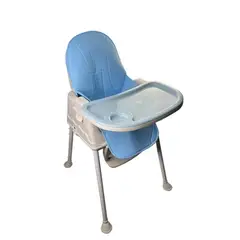 GENERICO - Silla para Comer 3 en 1 Azúl / 4 posiciones