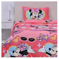 MASHINI - Plumón Infantil Disney Marvel Apto 1 PL Y 1.5 PL Minnie Sweet niña