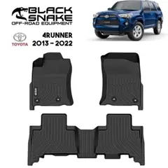 BLACK SNAKE OFF ROAD EQUIPMENT - Set Cubre Piso Calce Perfecto Toyota 4Runner 2013-2023