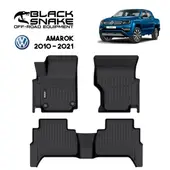 BLACK SNAKE OFF ROAD EQUIPMENT - Set Cubre Piso Calce Perfecto Volkswagen Amarok 2010-2021