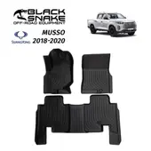 BLACK SNAKE OFF ROAD EQUIPMENT - Set Cubre Piso Calce Perfecto Ssangyong Musso 2018-2020