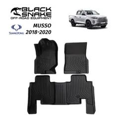 BLACK SNAKE OFF ROAD EQUIPMENT - Set Cubre Piso Calce Perfecto Ssangyong Musso 2018-2020