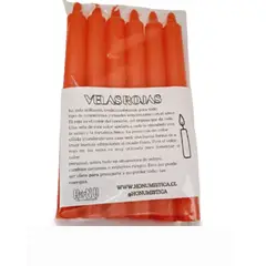 GENERICO - Pack 6 velas rojas