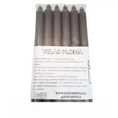 GENERICO - Pack 6 velas plomas