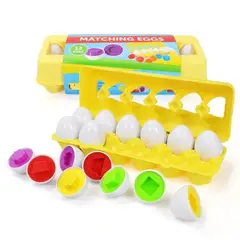 GENERICO - Juego Encaje Huevos Montessori Figuras Niños