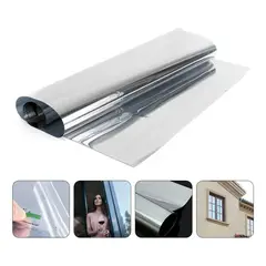 GENERICO - Papel Rollo Polarizado Espejo 5% Casa Y Auto 75cm X 300cm