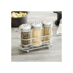 TABLECRAFT - RACK CON 3 FRASCOS CONDIMENTOS