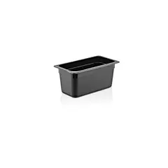 GASTROPLAST - CONTENEDOR POLICARBONATO NEGRO 1/3x15 CM IMAHE