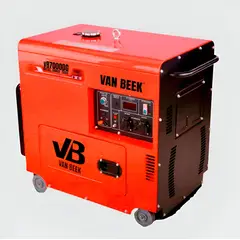 VAN BEEK - Generador Eléctrico a Diesel 7000W con ATS