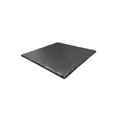 IMAHE - TABLA APERITIVO MELAMINA CUADRADA 30X30X1 CM NEGRA IMAHE.