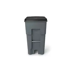 IMAHE - CONTENEDOR BASURA C/RUEDA 246 Lts GRIS