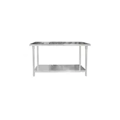 IMAHE - MESÓN CENTRAL ACERO INOX 120 X 70 X 85 CM
