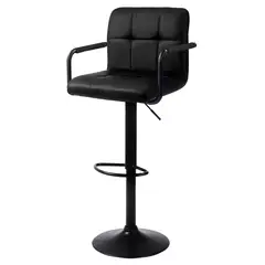 HOMELY - Silla De Bar Piso Taburete Noir Comfort 61-81CM Negro