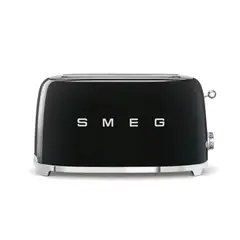 SMEG - Tostador 4 panes Negro modelo TSF02BLEU