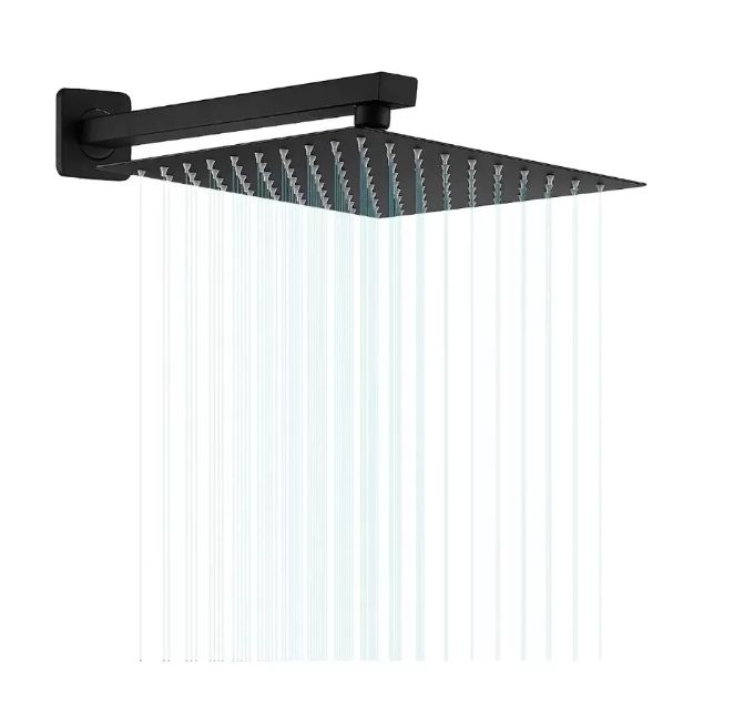 Brazo De Ducha 40cm Negro Notte