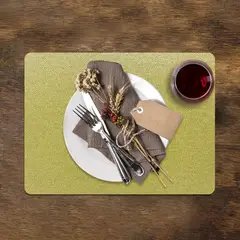 DAVANTI - Set de 8 Individuales Novo Cuero Lemon