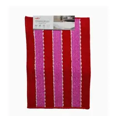 GENERICO - Alfombras Pisos 43cmx67cm Color Rojo