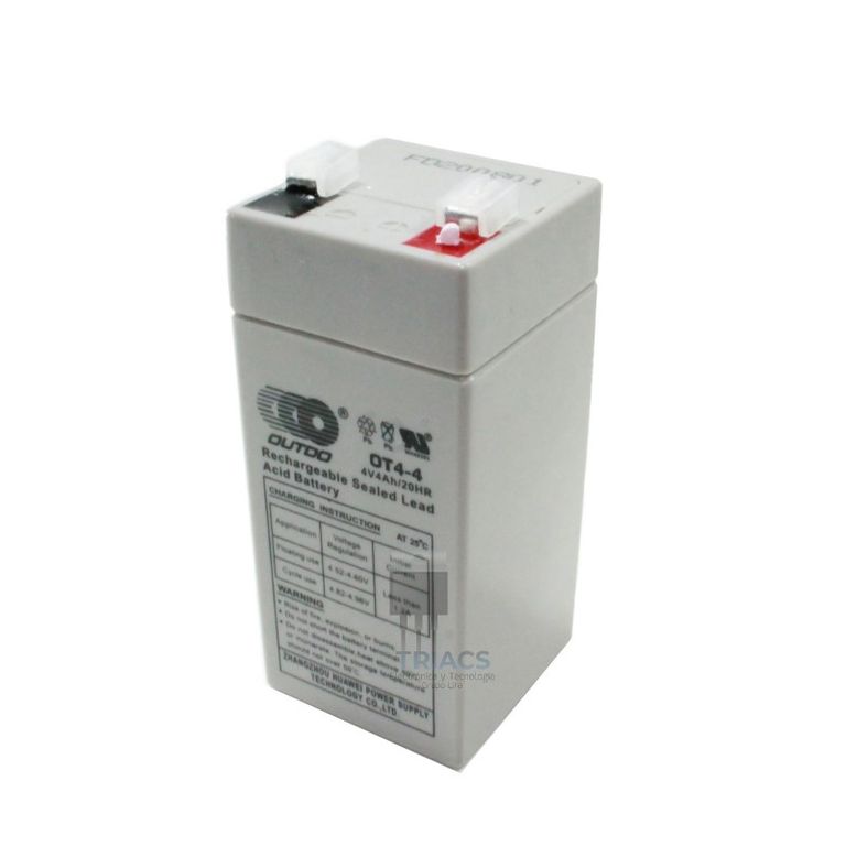 Batería de respaldo 4 volt 4 amperios