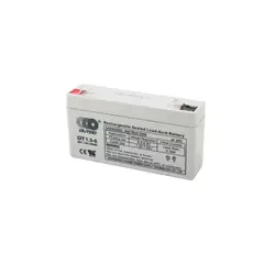 GENERICO - Batería de respaldo recargable 6 volt 1.3ah
