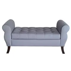 GENERICO - Banqueta Baúl Diva Color Gris