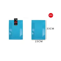 GENERICO - Bandeja Plástica Cuadrada Celeste 3Pcs 2333Cm