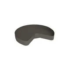 DVP - Rotonda Esquina para Muebles de 90x90cm Proline Grafito