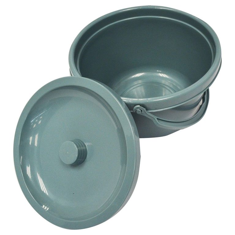 Balde de repuesto con tapa para baño portátil WC