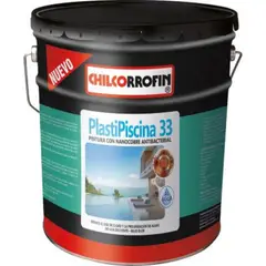 GENERICO - PINTURA PARA PISCINAS 1 TINETA GRIS ACERO CHILCORROFIN