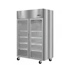 BOZZO - Refrigerador Industria 2 Puertas de Vidrio Estatico