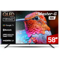MASTER G - QLED 58" Google TV 4K Bluetooth Frameless.