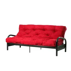 SPOMO - Futón 3 Cuerpos Dover Rojo