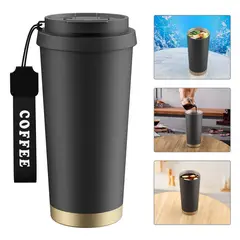 YAYKO - Taza térmica de acero inoxidable taza de agua taza de café